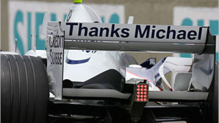 БМВ отдаде почит на Шумахер с надпис