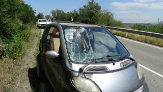 Двама македонци пострадаха при катастрофа край Благоевград