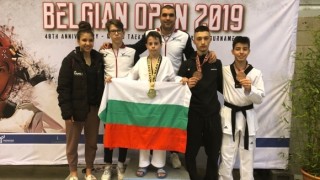 Българските таекуондисти с медали и от "Белгия Оупън"