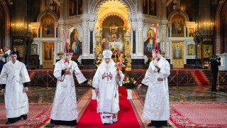 Предстоятелят на Руската православна църква патриарх Кирил поздрави българския патриарх