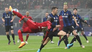 Интер 0 0 Ливърпул 16′ Греда за Интер Хакан Чалханоглу