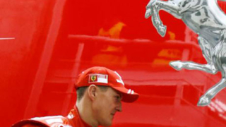 Шумахер отново в болид на Ферари