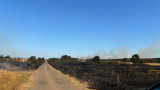 Няма застрашени населени места от пожара в Ямболско