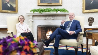 Президентът на Съединените щати Джо Байдън и председателят на Европейската