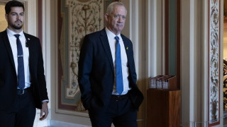 Министърът във военния кабинет на Израел Бени Ганц може да