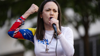 Венецуелският опозиционен лидер и носител на Нобелова награда за мир