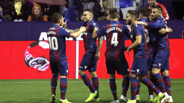 Леванте изпревари Реал след четвъртия си пореден успех в Ла Лига 