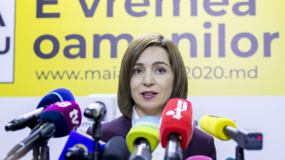 Президентът на Молдова Мая Санду в четвъртък отхвърли възможността за