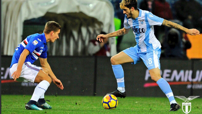 Лацио изкова късен обрат срещу Сампдория (ВИДЕО)