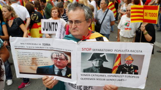 Хиляди в Барселона се обявиха срещу каталунския сепаратизъм