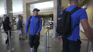 Футболистите на Левски се прибраха от Лихтенщайн след като допуснаха