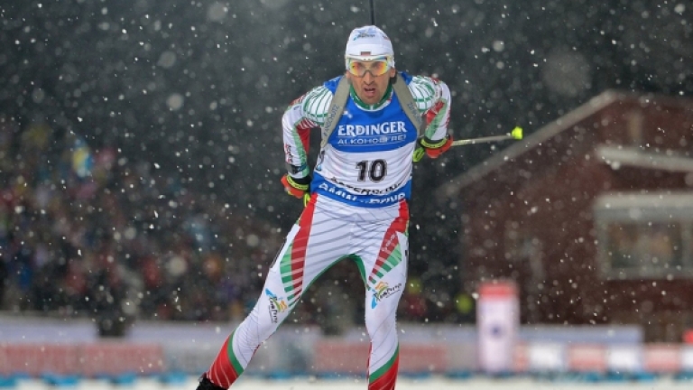 Владимир Илиев остана на девето място в преследването на ЕП по биатлон