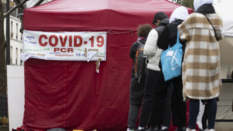 Новите случаи с COVID-19 във Франция отново отбелязват ръст и
