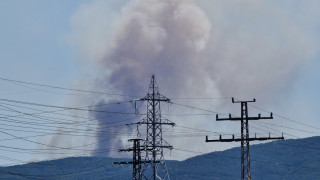 Пожар гори на територията на военно изпитателния полигон Змейово съобщи Нова