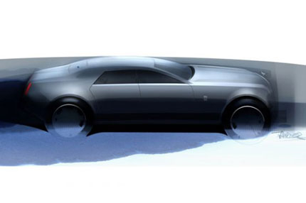Rolls-Royce показа скици на новия си модел