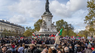 Полиция блокира в събота пропалестинските демонстрации в централната част на