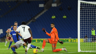 Александър Лаказет донесе победата на Арсенал срещу Брайтън 21 секунди, след като влезе