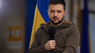 Във вечерното си обръщение украинският президент Володимир Зеленски отбеляза първото