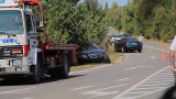  Кола на НСО катастрофира край Хитрино 