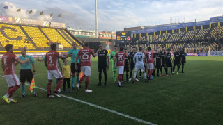 ЦСКА загуби контролата си с Арис Българският тим отстъпи с 0 2