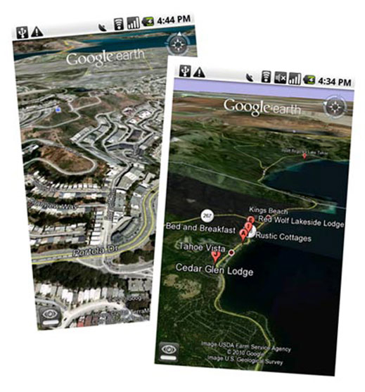 Google Earth най-после за Android