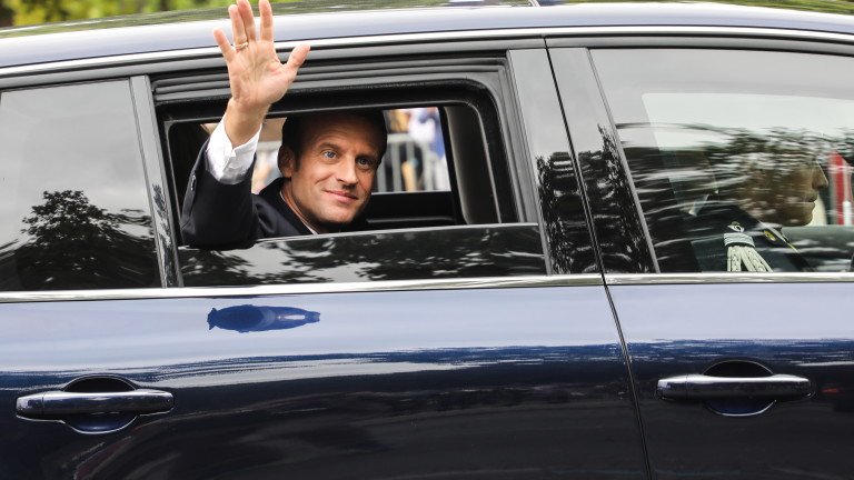 Президентът на Франция Еманюел Макрон е на държавно посещение в