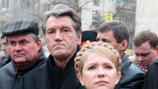 Вторият и третият президент на Украйна Леонид Кучма и Виктор