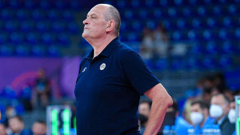 Старши треньорът на националния тим на България по баскетбол за