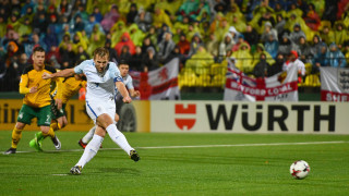 Литва очаквано отстъпи пред Англия в световната квалификация между двата