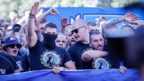 Мощно "Левски, Левски!" огласи центъра на София