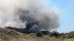 Пожар бушува в Сакар, бедствено положение в Харманли и Тополовград
