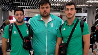 Олимпийският ни шампион Семен Новиков и европейският първенец Кирил