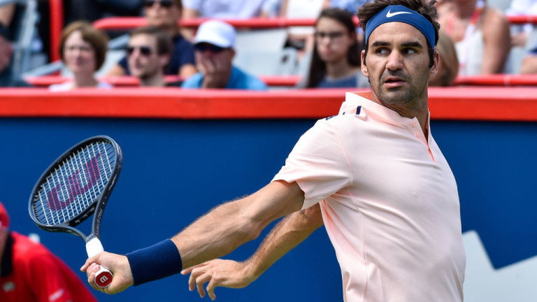 Роджър Федерер загуби сет, но е фаворит в Монреал