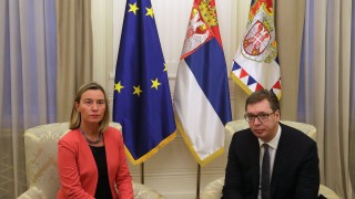 Първият дипломат на Европейския съюз Федерика Могерини пристига за кратко