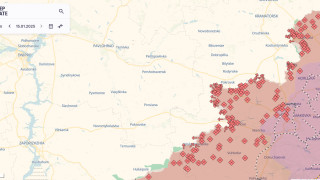 Украинският мониторингов проект DeepState в поредната актуализация на своята карта