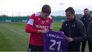 Вратарят Фьодор Лапоухов който днес официално стана част от ЦСКА