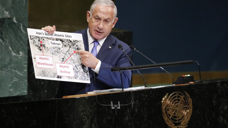 Израел обвини Иран, че притежава таен ядрен склад 