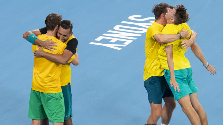 Австралия е първият полуфиналист за ATP Cup