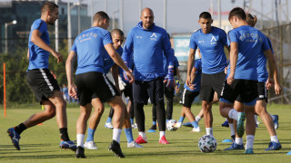 Живко Атанасов участва за първи път на тренировка с Левски