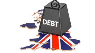 Великобритания с най-висок дълг от 1962 г.