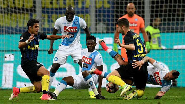 Наполи приема Интер в дербито от 9-ия кръг на Серия
