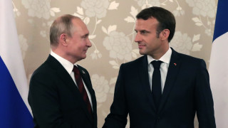 Темата за Украйна на дневен ред между Макрон и Путин дни преди Г-7