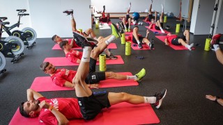 ЦСКА проведе една тренировка след вчерашната първа контрола на словенска