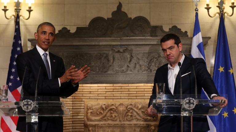 Обама обеща подкрепа за Гърция в преговорите за дълга