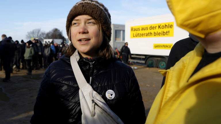 Грета Тунберг задържана на екопротест в Германия 