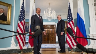 Държавният секретар на САЩ Рекс Тилърсън и руският му колега
