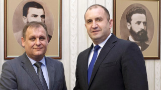 Президентът Румен Радев се срещна с новоизбрания председател на Върховния