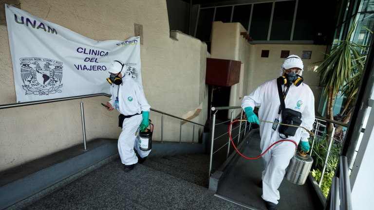 Мексико с 1400 жертви на коронавирус за денонощие