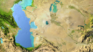 Спадащите нива на водата в Каспийско море заради климатичните промени