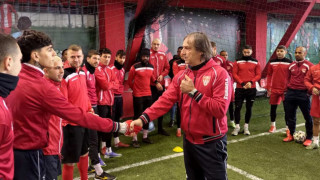 Новият треньор на Царско село Стефано Макопи проведе първо